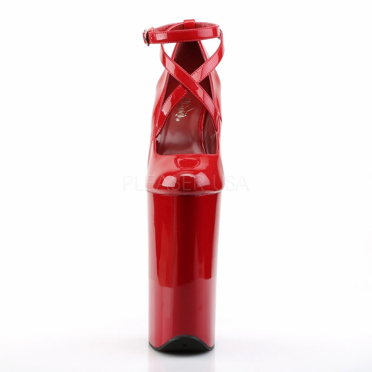 10 Inch Heel BEYOND-087 Red Patent Best Walking Shoes For Narrow Feet