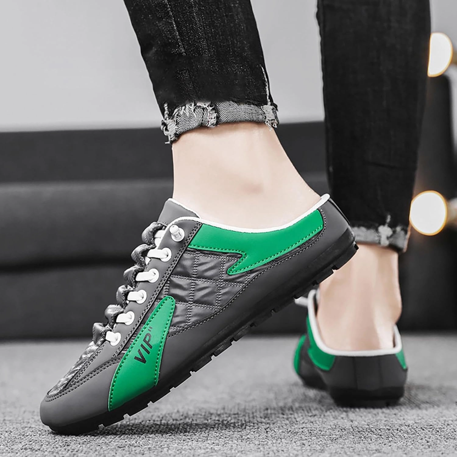 Casual Shoes With White Soles 2023 Men's New Spring And Autumn Fisherman's Shoes Slip On Shoes Mens Suede Shoes Casual Arch support Soft Sole Tennis