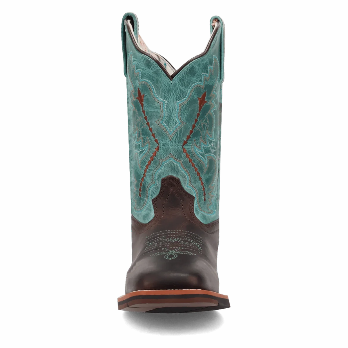 Boots In The Park 'Dan Post Boot Co' Kid's Salina Cowboy Boot - Brown / Turquoise