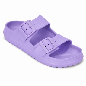 Type Of Running Shoes For Flat Feet A-HA Purple Casual Flat Sandal For Women EASYPRO By Liberty