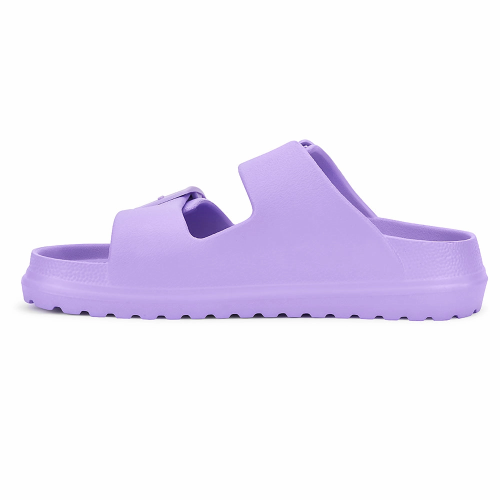 A-HA Purple Casual Flat Sandal For Women EASYPRO By Liberty Sophisticated Flat Shoes