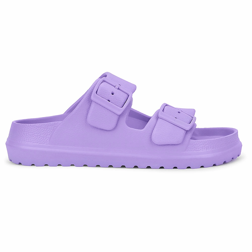 A-HA Purple Casual Flat Sandal For Women EASYPRO By Liberty Best Flat Weightlifting Shoes
