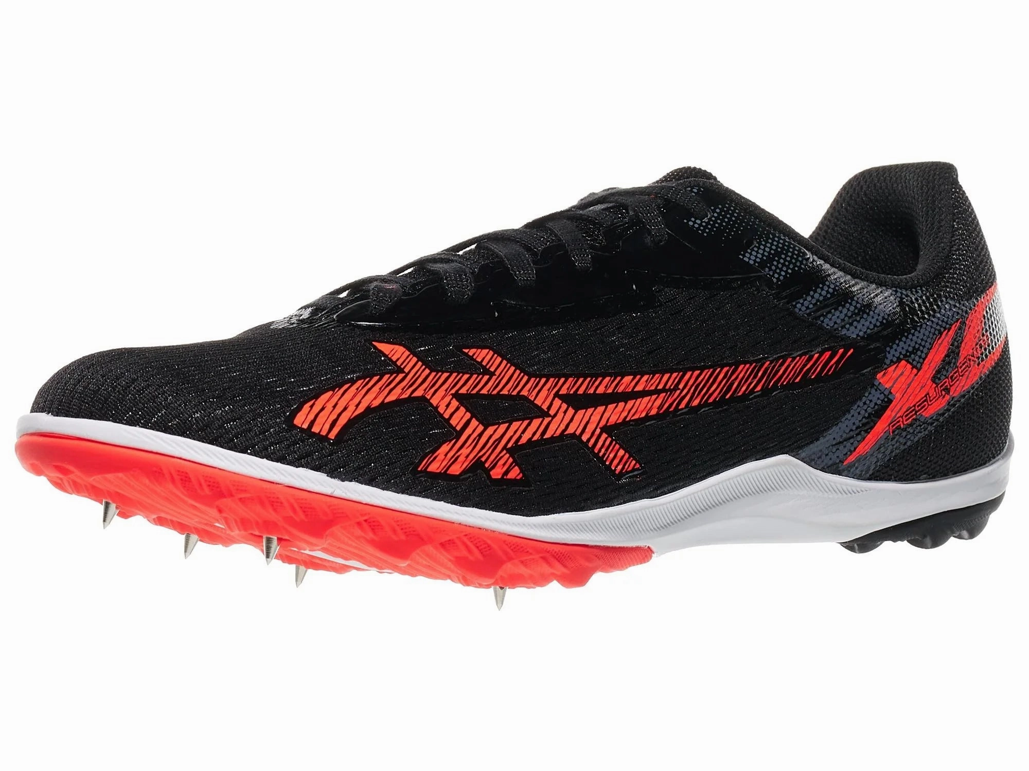 Asics Cheerleading Shoes 90s Asics Unisex Resurgence XC Spike- Black/ Flash Red (1093A181-003)