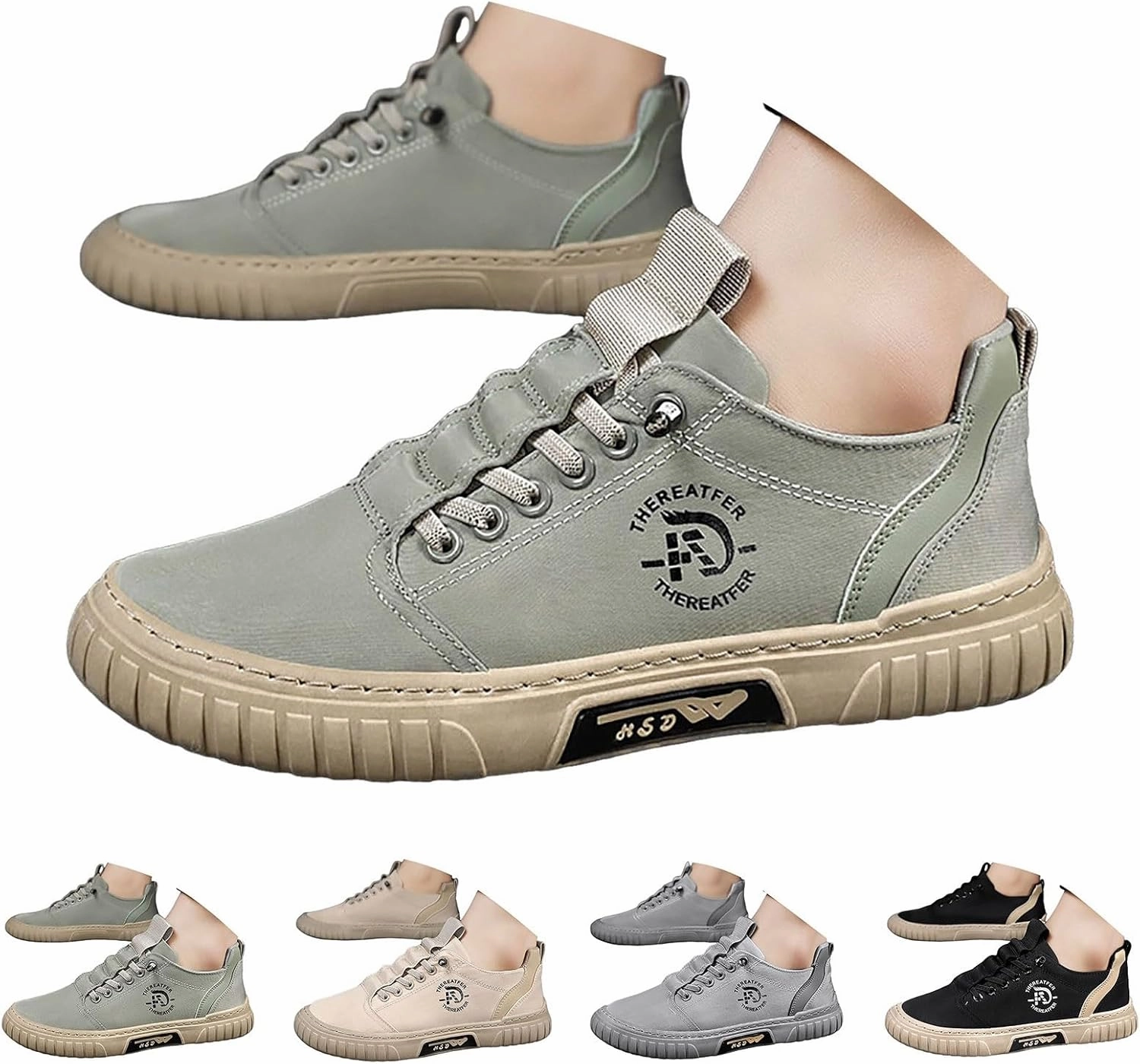 Mens Slip on Shoes Mens Walking Shoes Sneaker for Men Shoe for Men Breathable Running Trail Sneaker Cairo Leather Casual Shoes