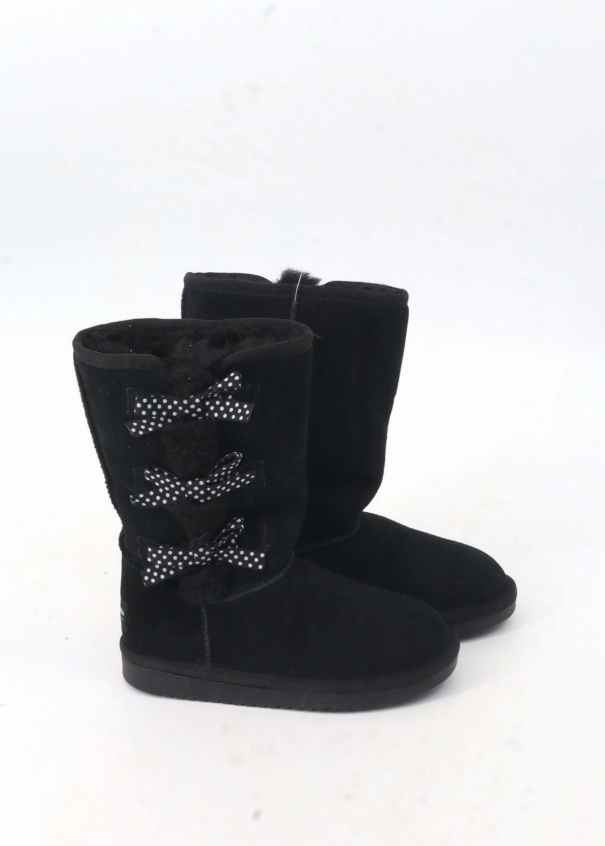 Specter Boots Kids Girl's Plain Ankle Boots,Black