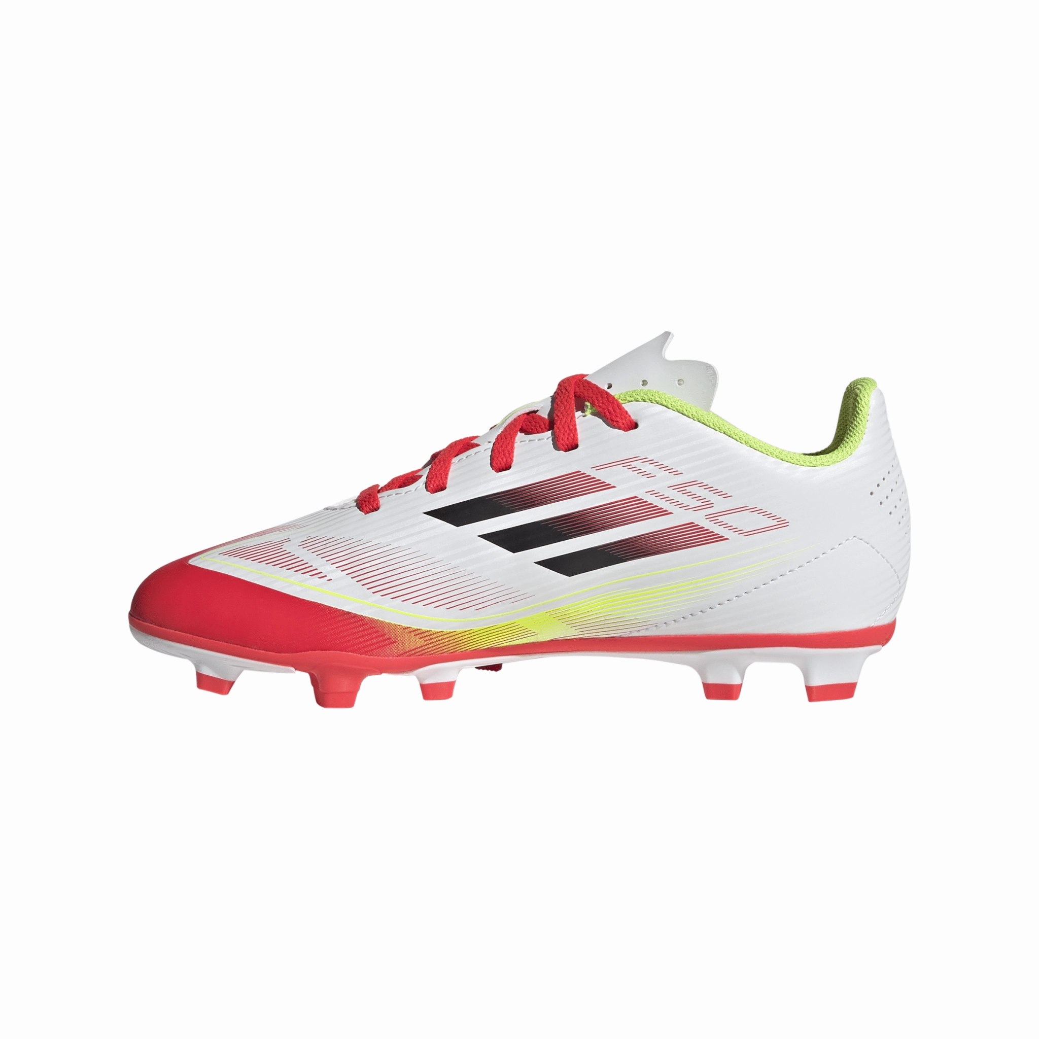 Speedform Soccer Cleats adidas F50 Club Firm/Multi-Ground Boots Kids White/Black