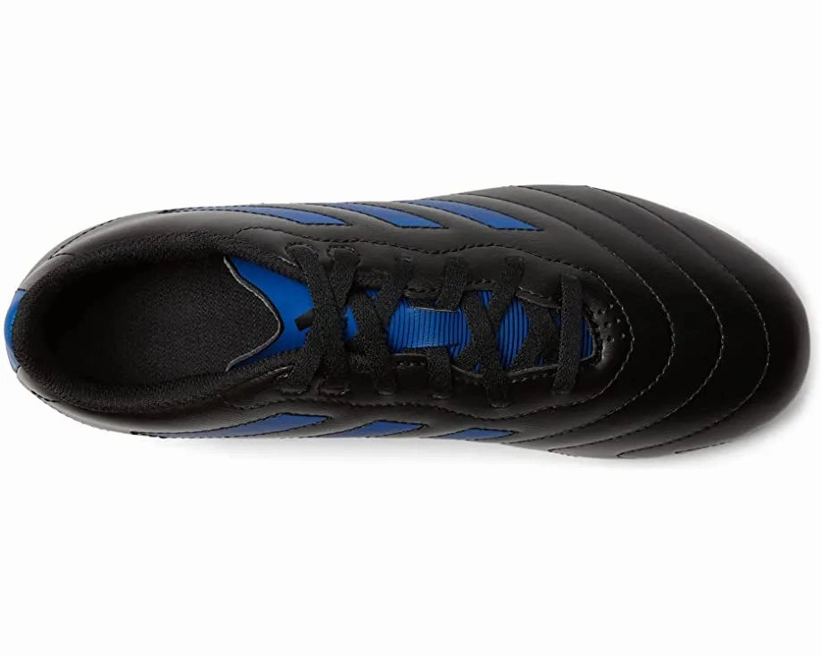 adidas JR Goletto VIII FG - Black-Blue Soccer Cleats Low Top