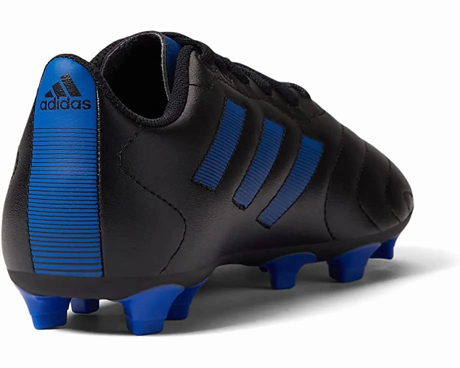 adidas JR Goletto VIII FG - Black-Blue Conical Soccer Cleats
