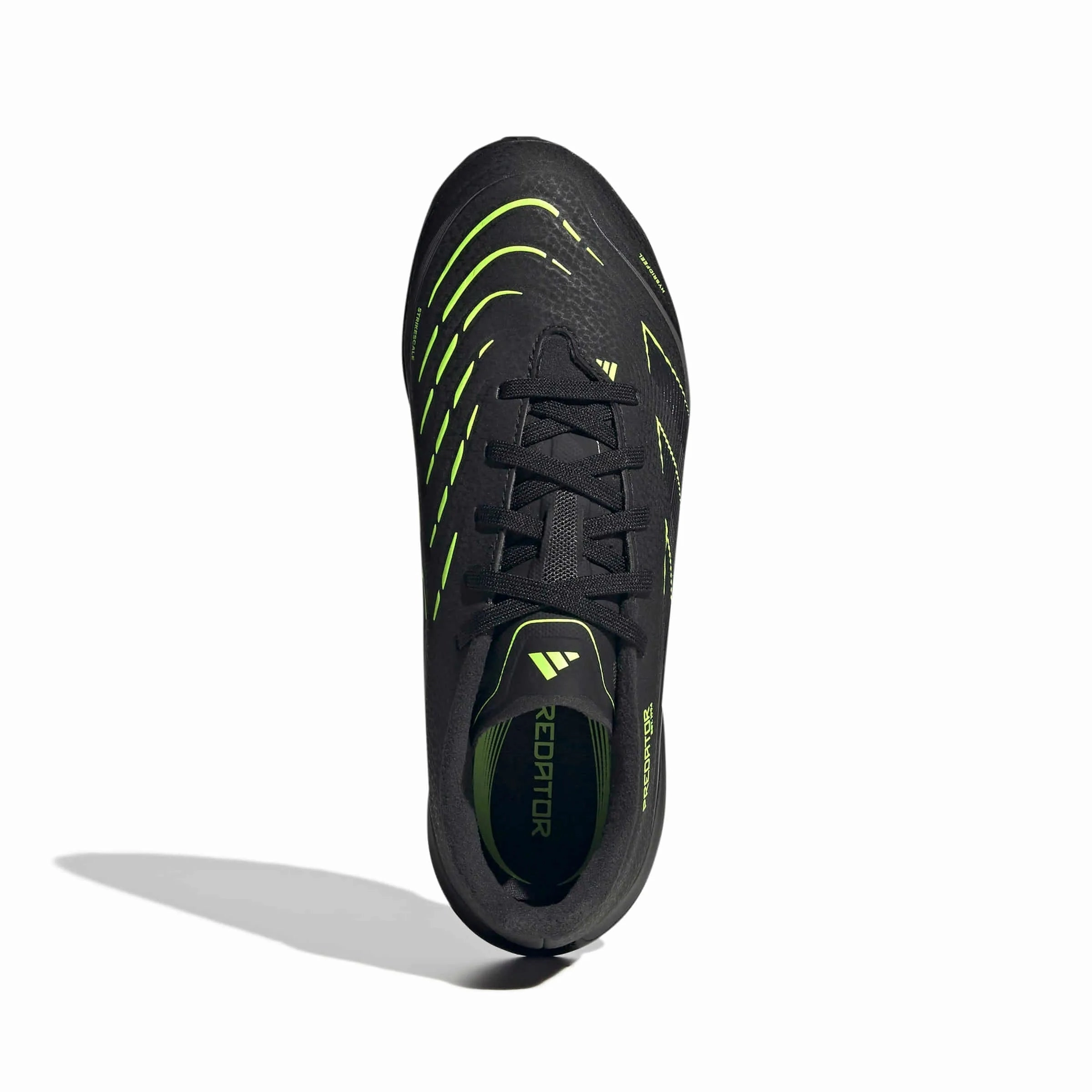 Soccer Cleats With Removable Insoles adidas JR Predator League Turf Soccer Shoes - Electric Stealth Pack (FA25)