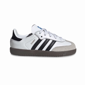 Adidas Kids' (Preschool) Samba OG White/Black Supernova Soccer Cleats