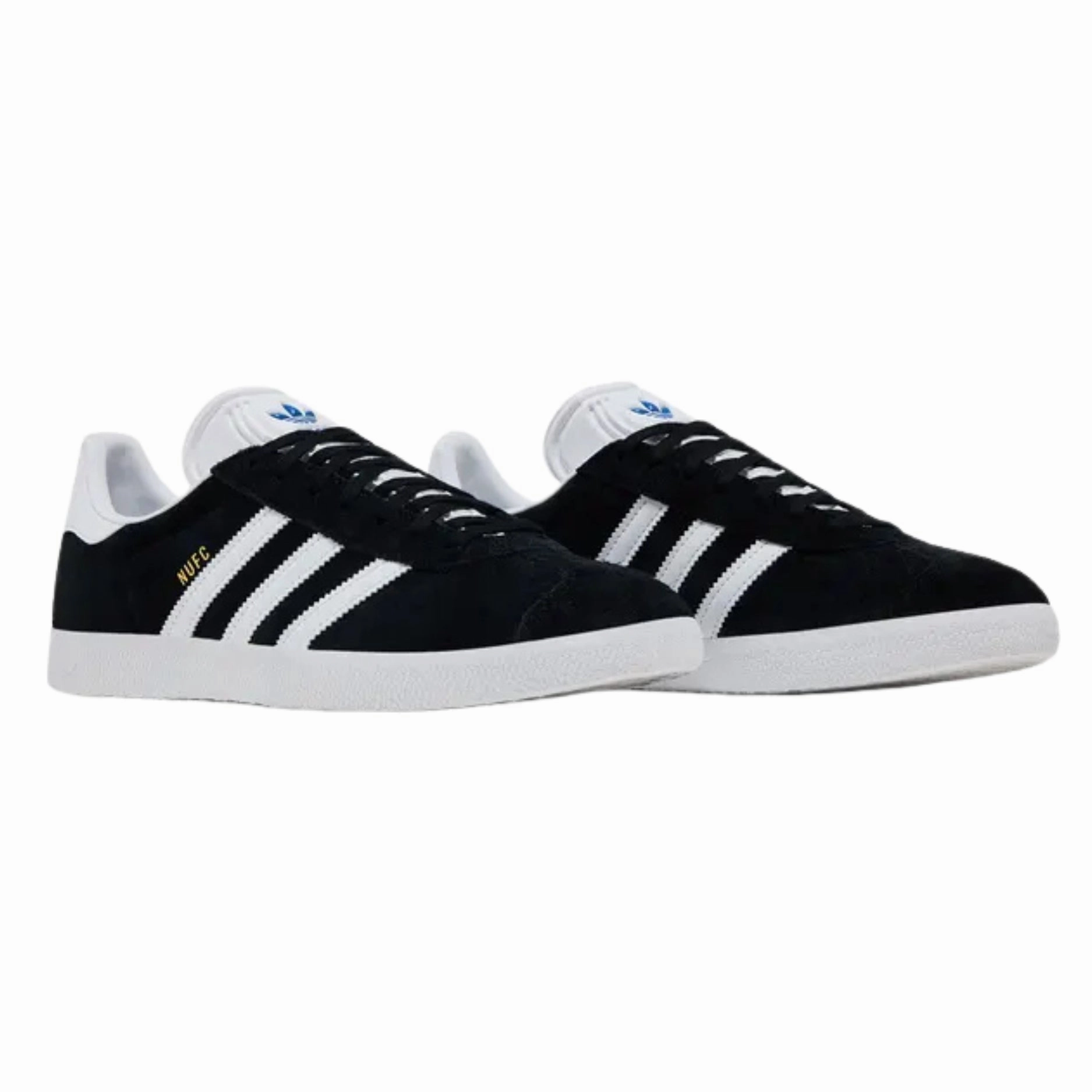 Customized Adidas Shoes adidas Men's Newcastle United Gazelle Shoes (Black/White)