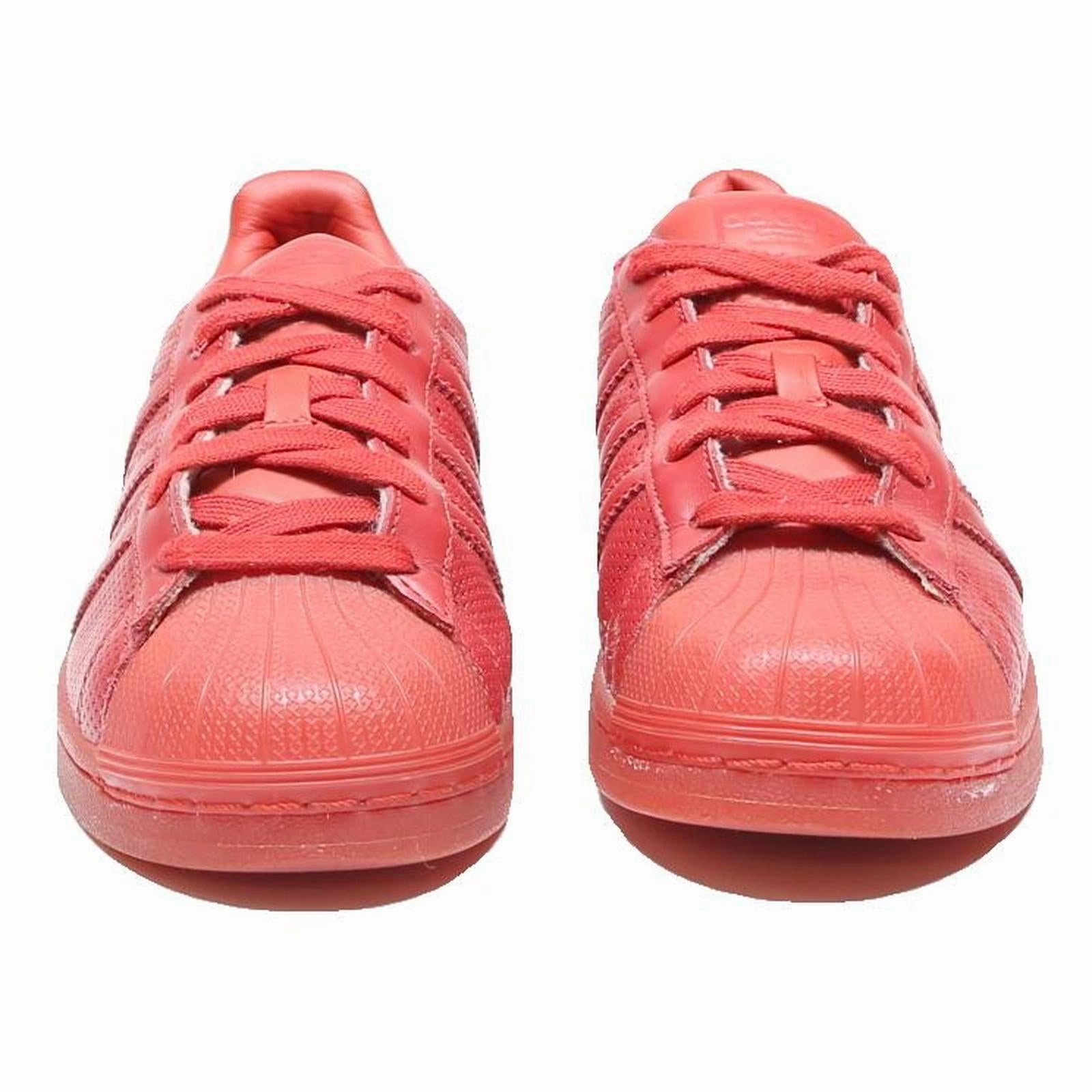 ADIDAS Superstar Boys Low Top Trainers Leather Red UK 4.5 Casual Sports Adidas Terrex Shoes Waterproof