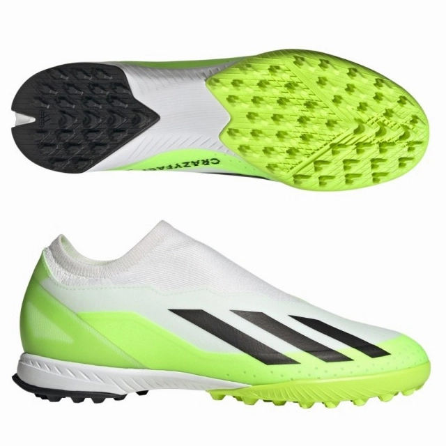 Ronaldinho R10 Soccer Cleats adidas X Crazyfast.3 Laceless Turf Shoes