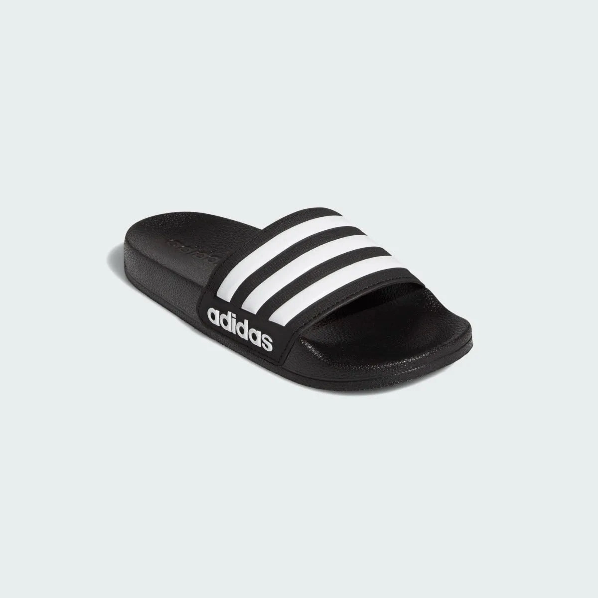 adidas Youth Adilette Shower Sandal - Black-White Sydney Leroux Soccer Cleats