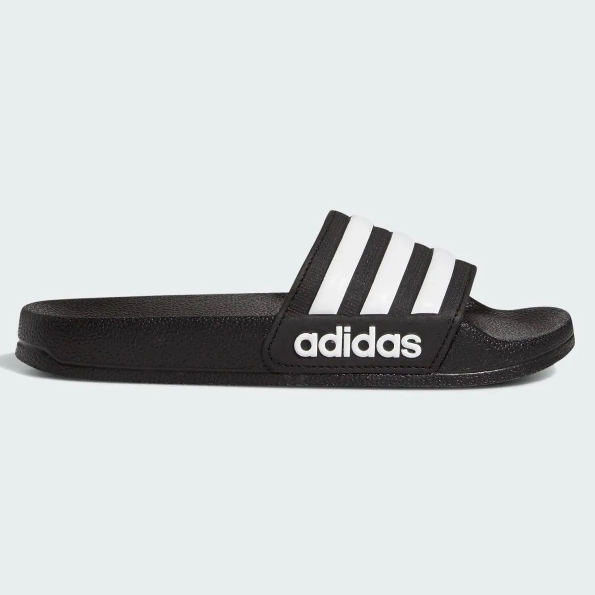 adidas Youth Adilette Shower Sandal - Black-White Soccer Cleat Near Me