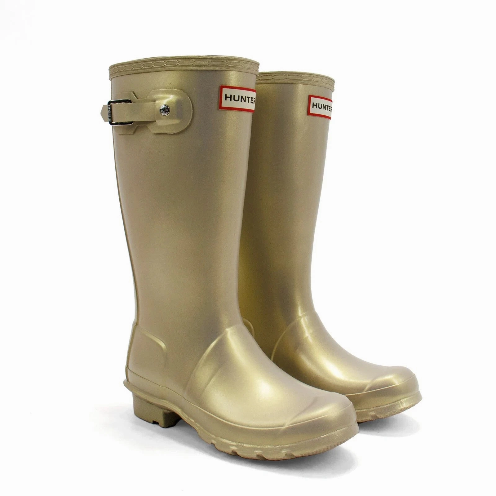 Hunter Nebula Wellington JFT6040NEB-PGL Kids Gold Waterproof Rain Boot JOBB114 Waterproof Slipon Shoes