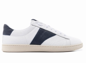 Good Basketball Shoes For Guards Rhude Court Shoe in White and Navy