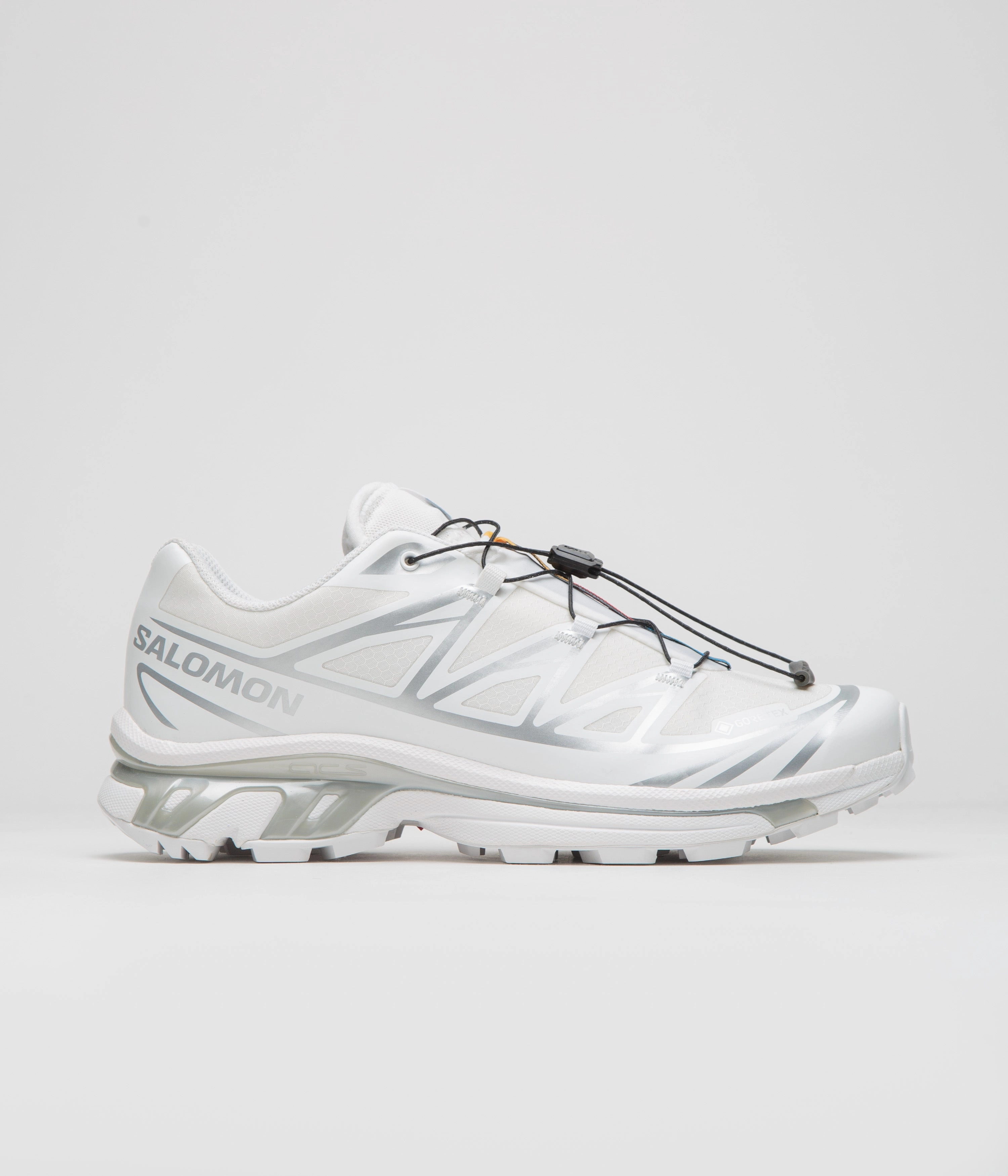 Granite Trail Shoes Salomon XT-6 GTX Shoes - White / White / Silver