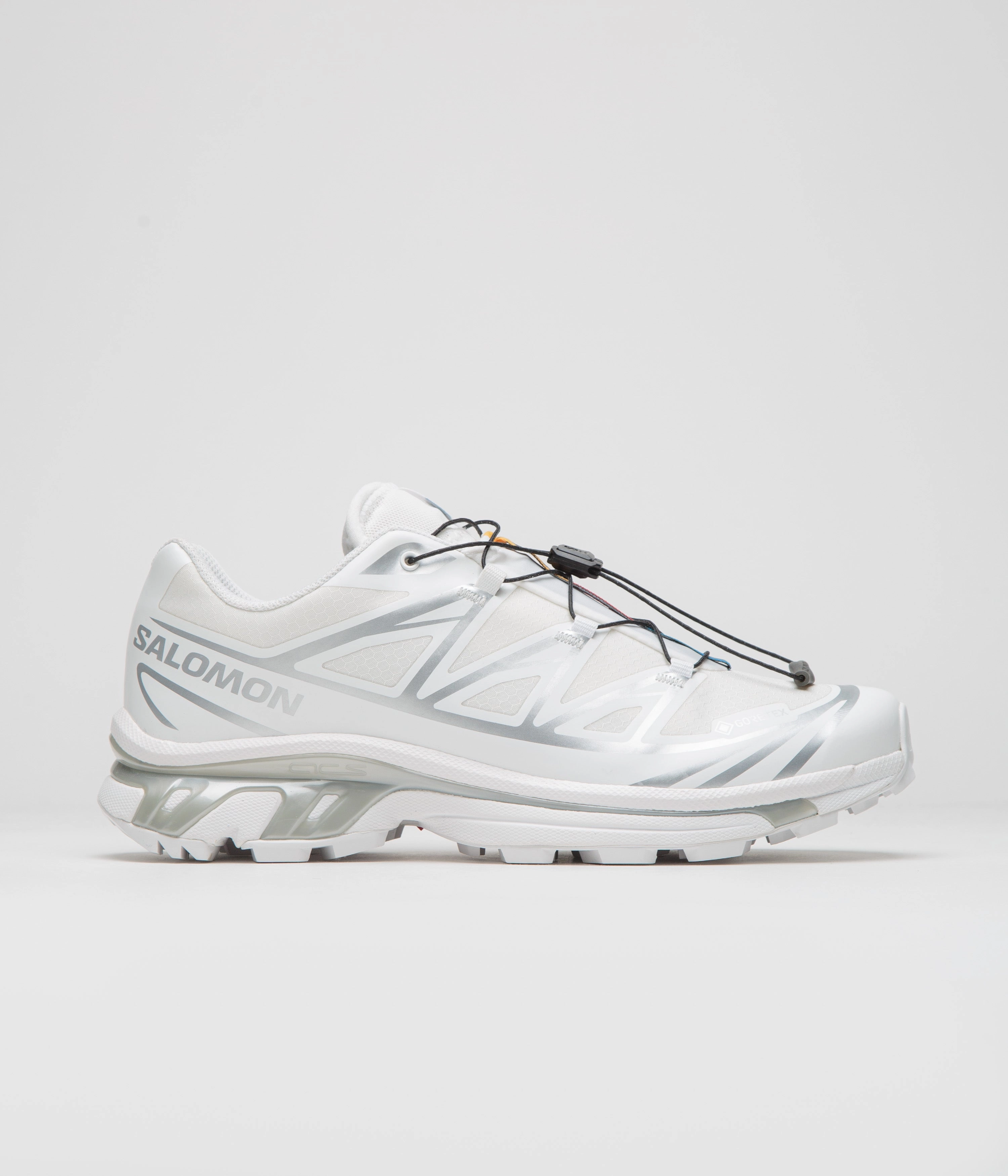 Salomon XT-6 GTX Shoes - White / White / Silver Best Trail Shoes 2025
