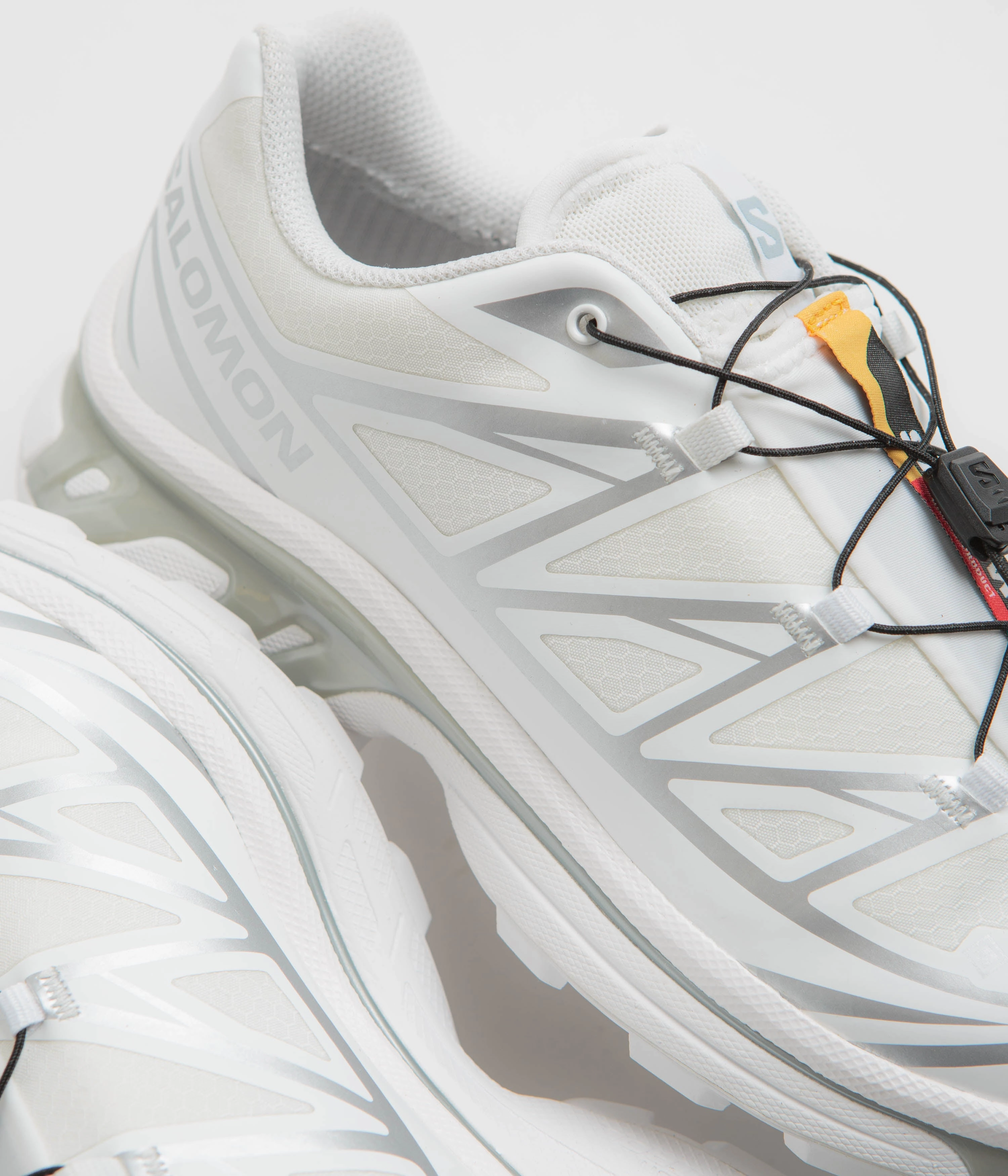 Tomir Trail Running Shoes Salomon XT-6 GTX Shoes - White / White / Silver