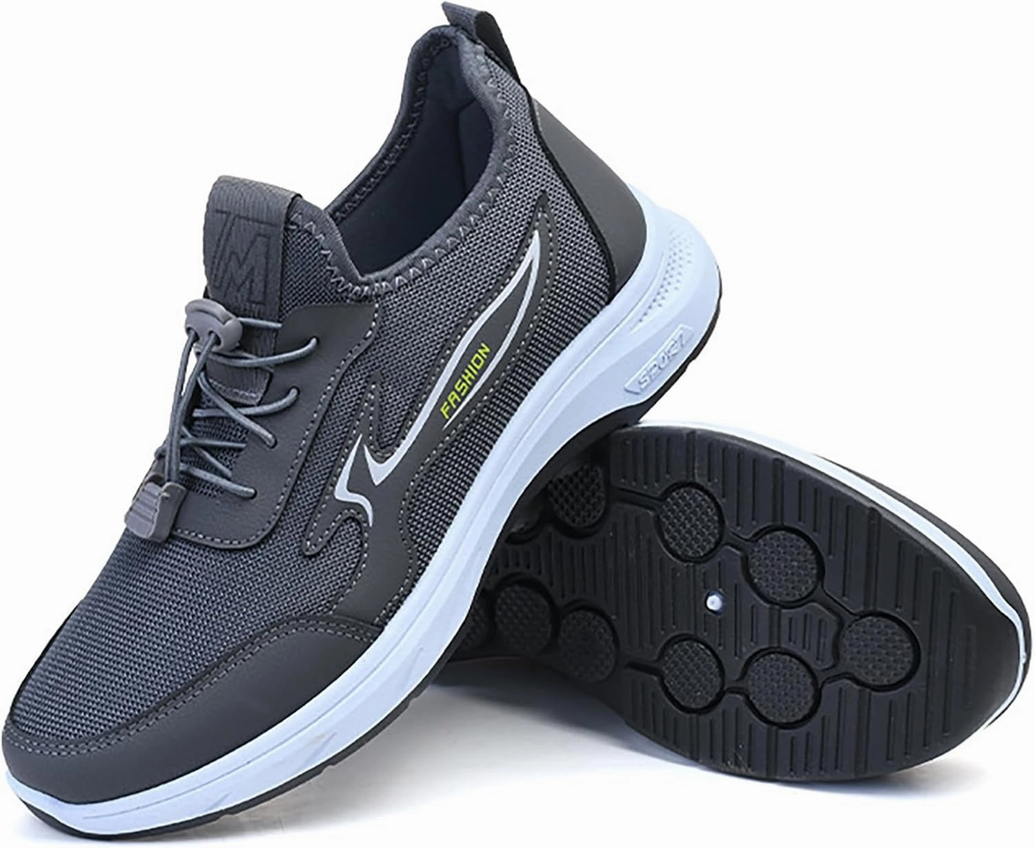 Best Padded Running Shoes IWIHMIV Mens Walking Sneakers Men's Sports Shoes Tennis Shoes for Men Men's Athletic Running Shoes Breathable Sport Sneakers