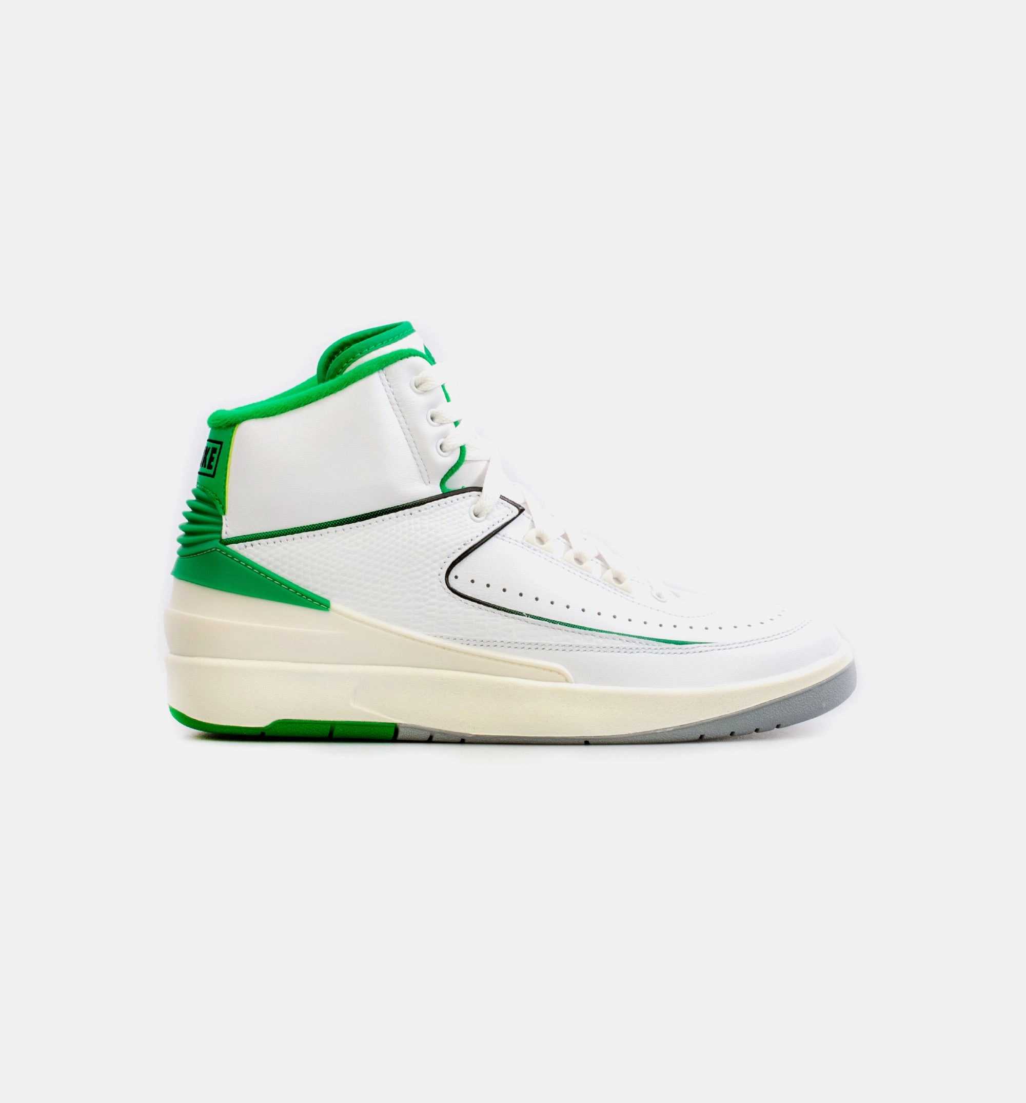 Basketball Shoes Equality Air Jordan 2 Retro Lucky Green Mens Basketball Shoe - White/Green