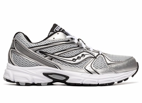 Saucony Ride Millennium in 'Silver / Black' Ice Climbing Shoes Spikes