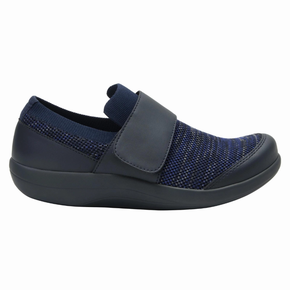 Alegria Dasher Navy Multi Shoe (Women's) For Babies Learning To Walk Go Walk