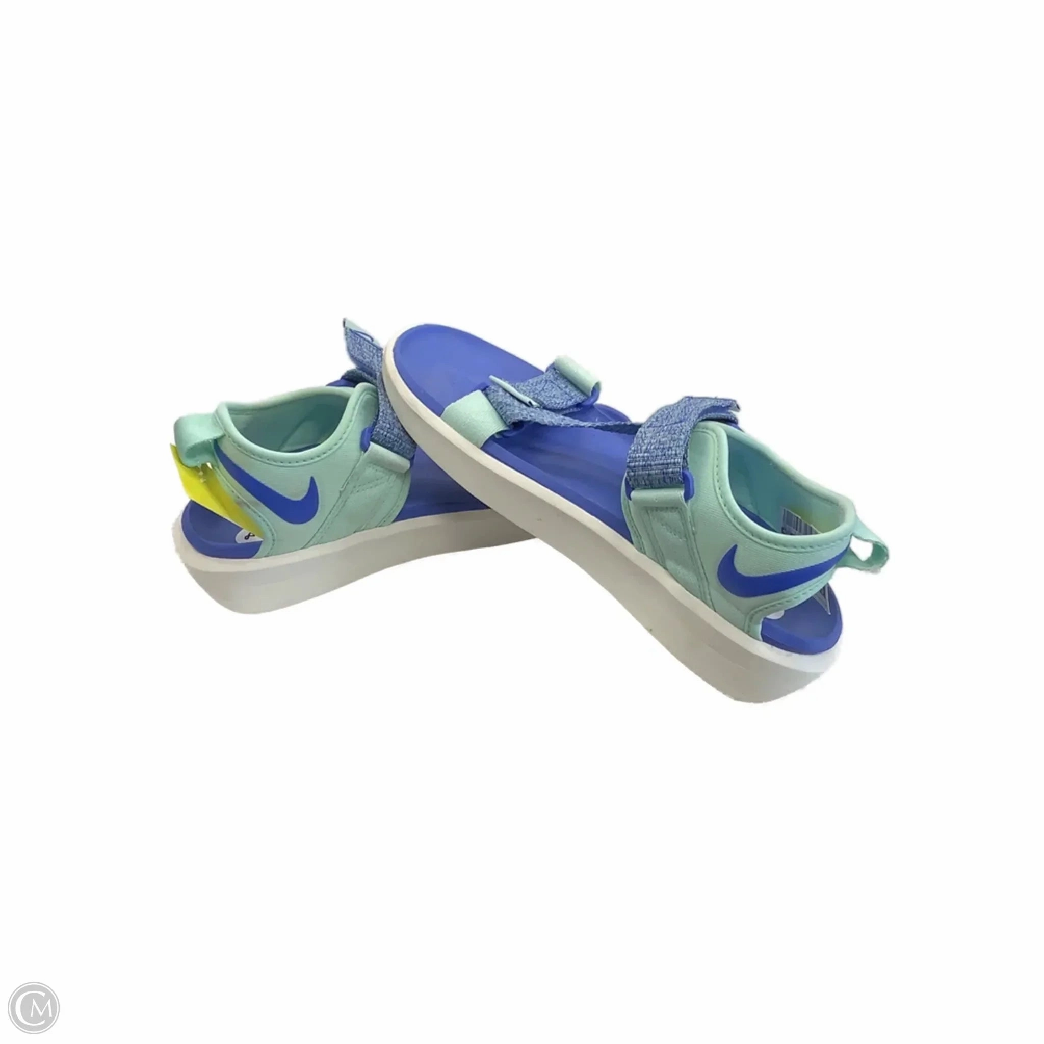 Sandals Flats By Nike In Blue, Size: 8 Nike Sports Shoe