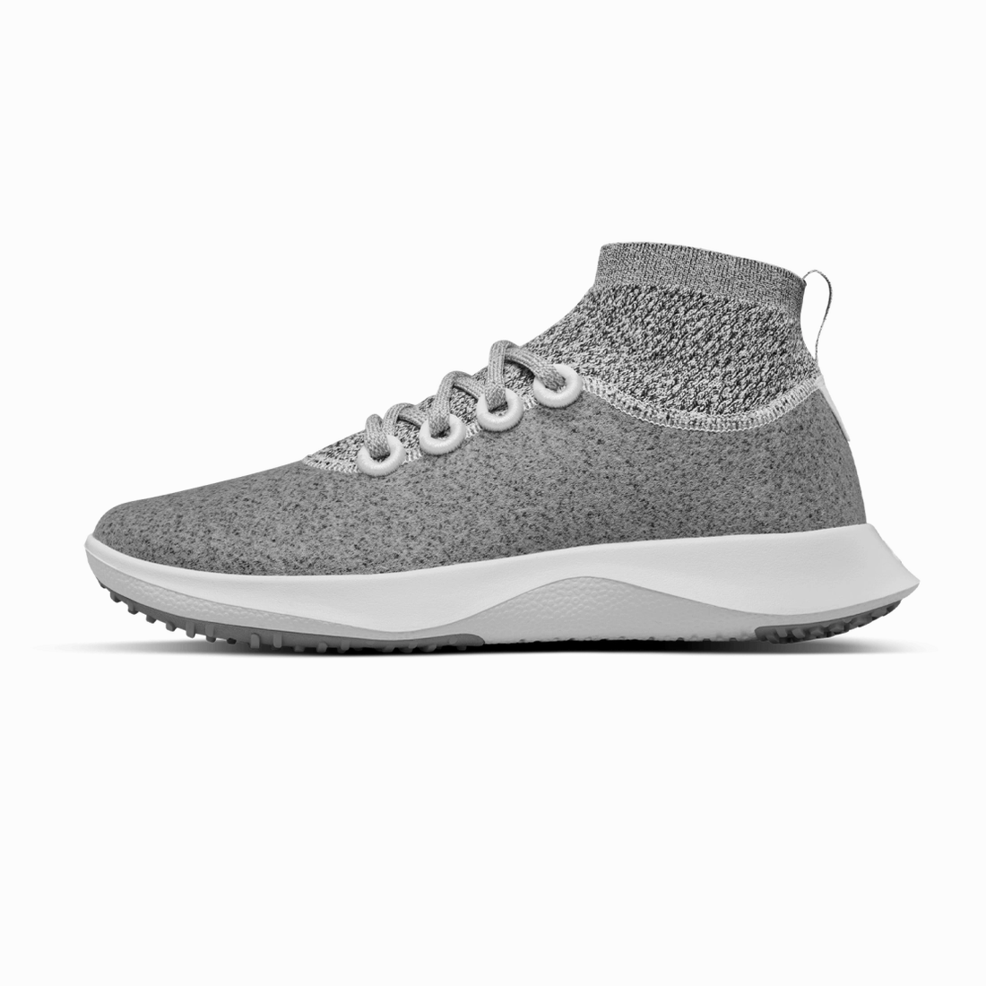 Allbirds Wool Dasher Mizzles - Mid- LIMITED EDITION: Gray (White Sole) Basketball Shoes 1995