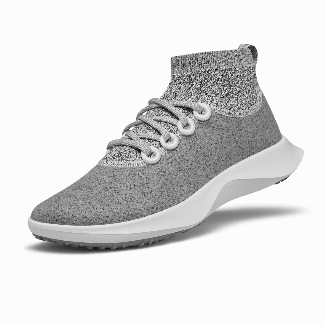 Best Basketball Affordable Allbirds Wool Dasher Mizzles - Mid- LIMITED EDITION: Gray (White Sole)