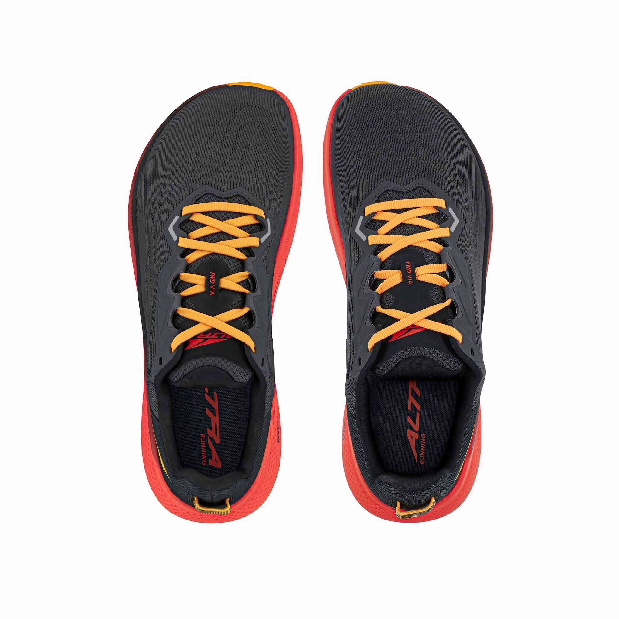 Running In Lifting Shoes Altra | Men's FWD Via Road Running Shoes - Black/Orange