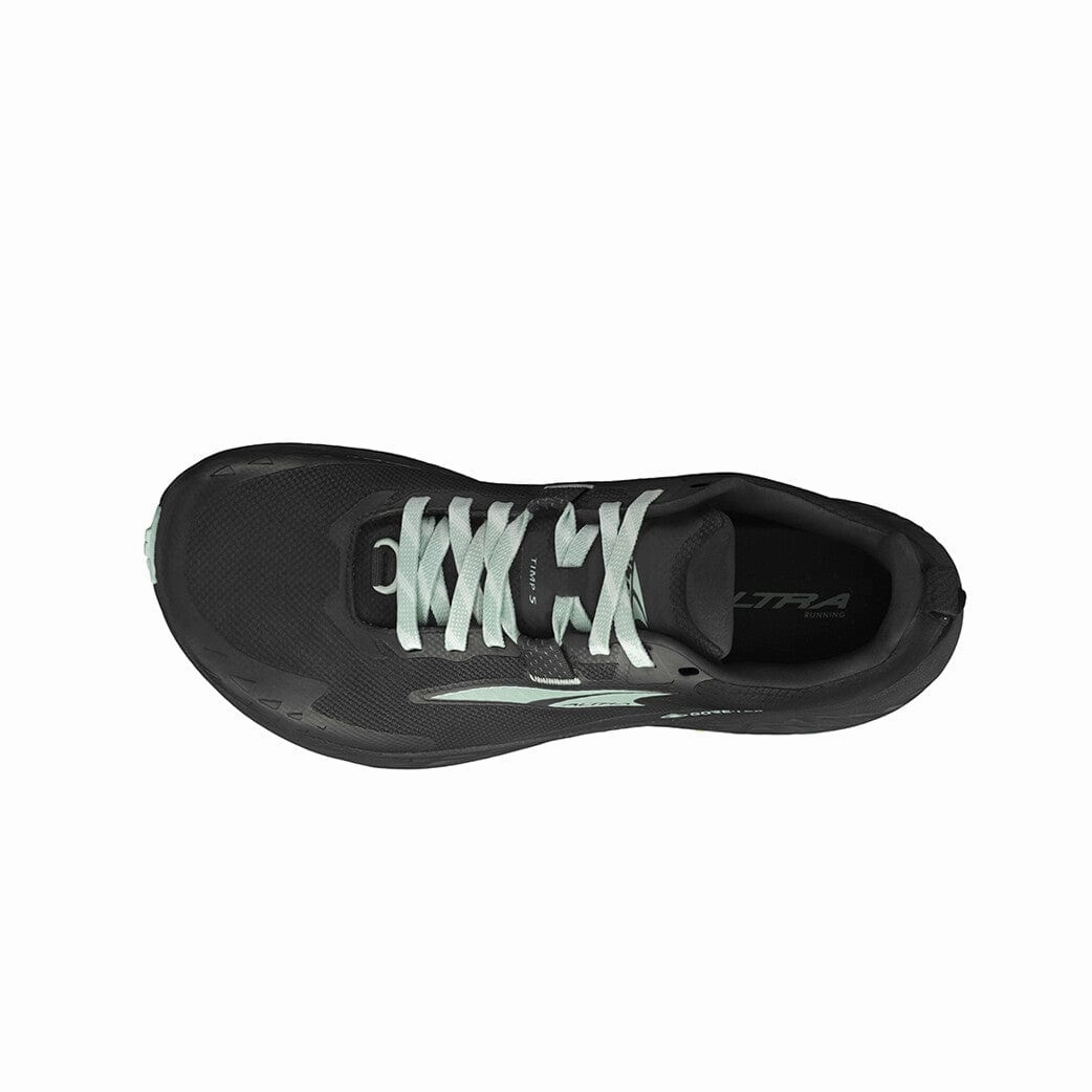 Altra Timp 5 GTX Women's Trail Running Shoes in Black AW24 Trail Shoes Pronation