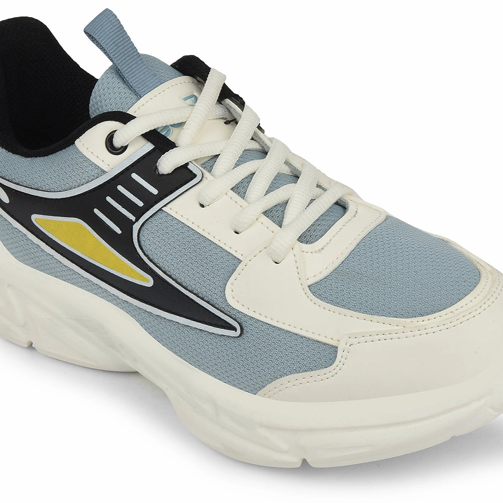 Minimal Trail Running Shoes Leap7x Sky Blue Sports Lacing Running Shoes For Kids CLOUDY-5L By Liberty