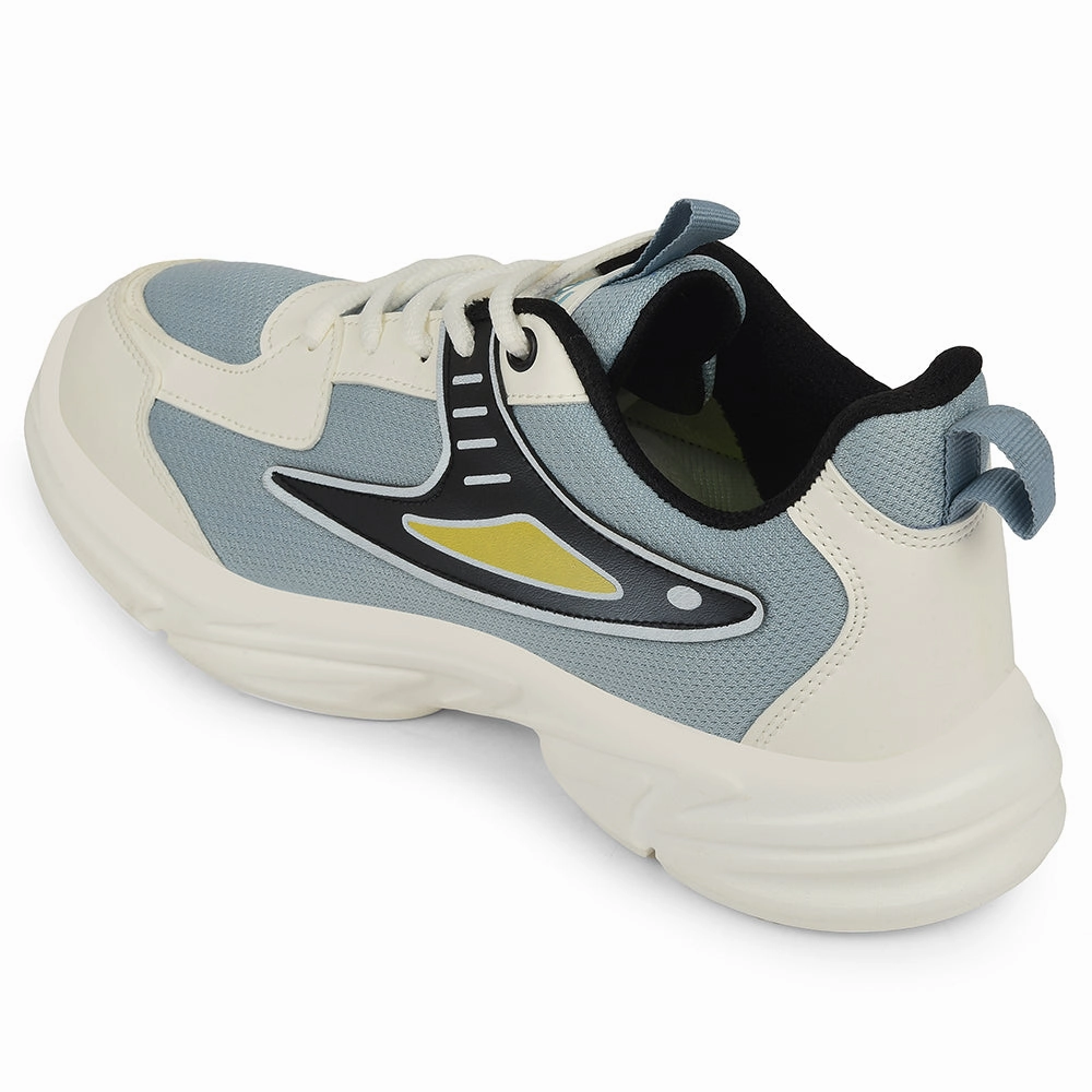 Leap7x Sky Blue Sports Lacing Running Shoes For Kids CLOUDY-5L By Liberty Stylish Running Shoes