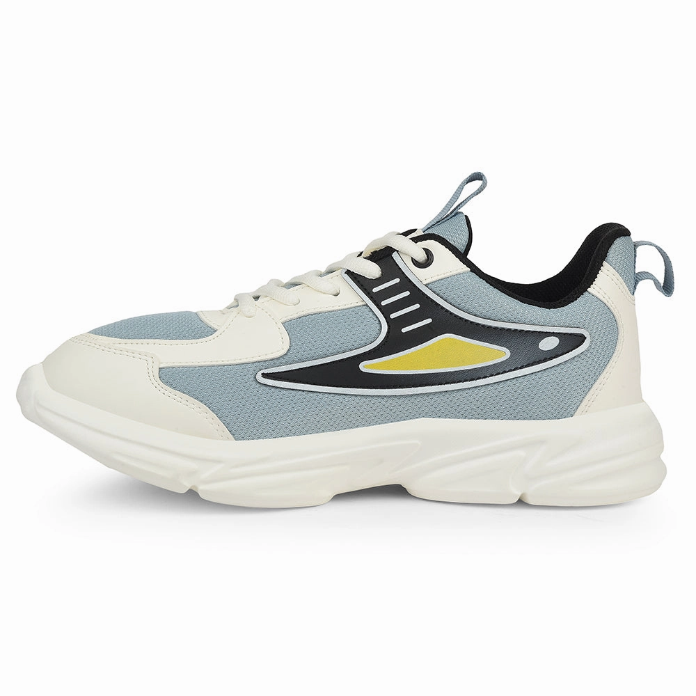 Leap7x Sky Blue Sports Lacing Running Shoes For Kids CLOUDY-5L By Liberty Good Running Shoes For Beginners