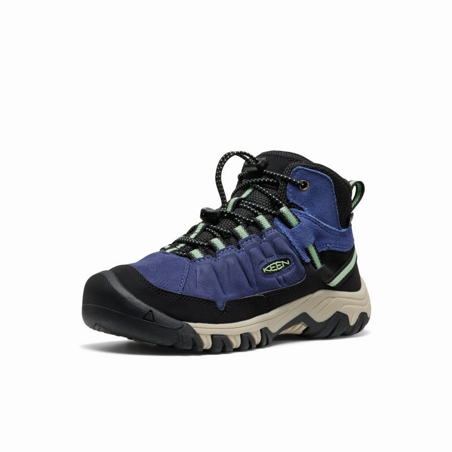 Matterhorn Hiking Boots Big Kids' Targhee IV Waterproof Hiking Boot  |  Skipper Blue/Hemlock