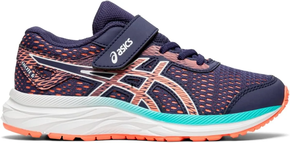 Asics High Cushion Running Shoes ASICS Kid's Pre Excite 6 Pre-School Running Shoes