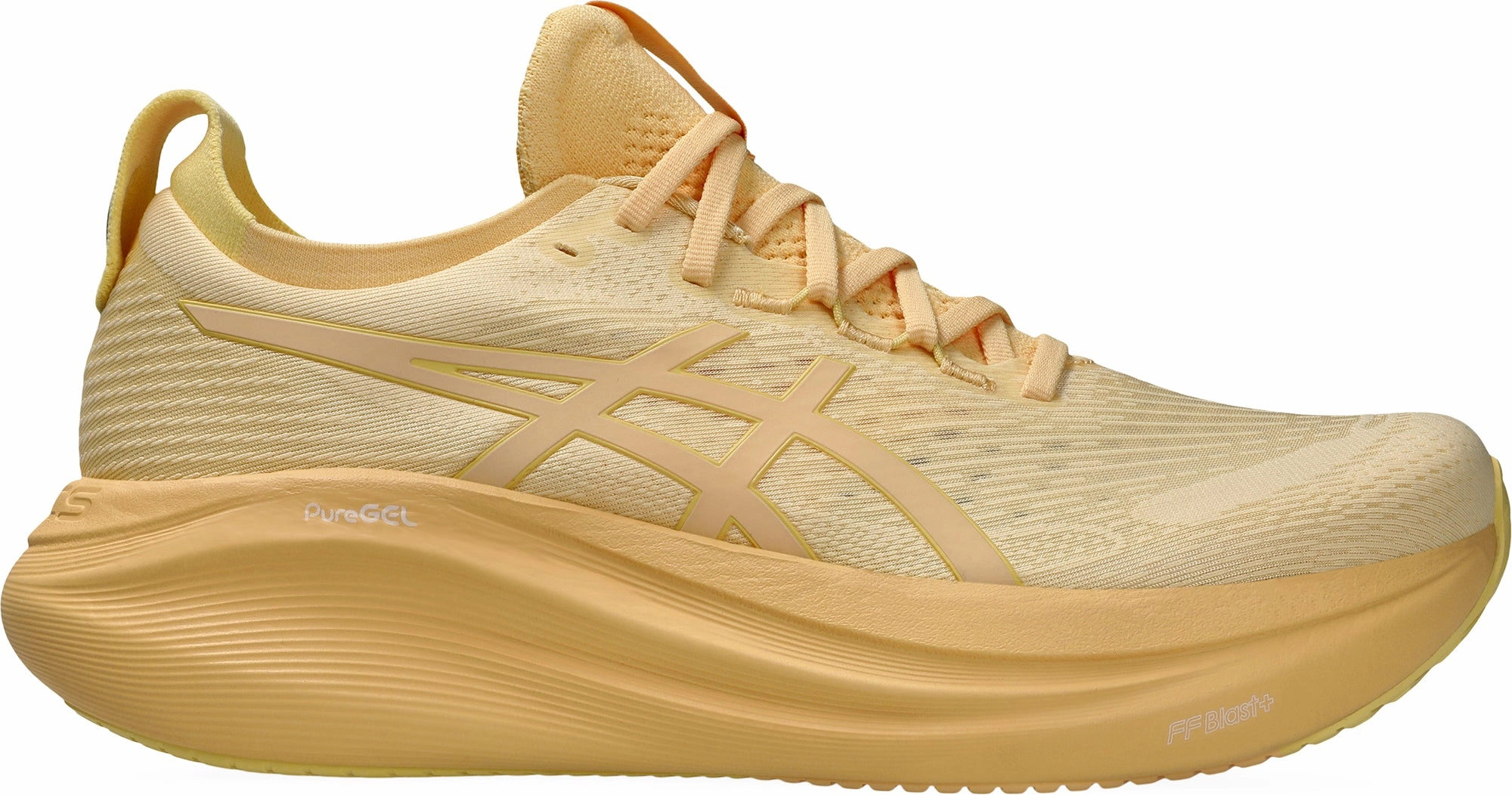 Asics Gel Road Running Shoes Asics Gel Nimbus 27 Lite-Show Mens Running Shoes - Orange