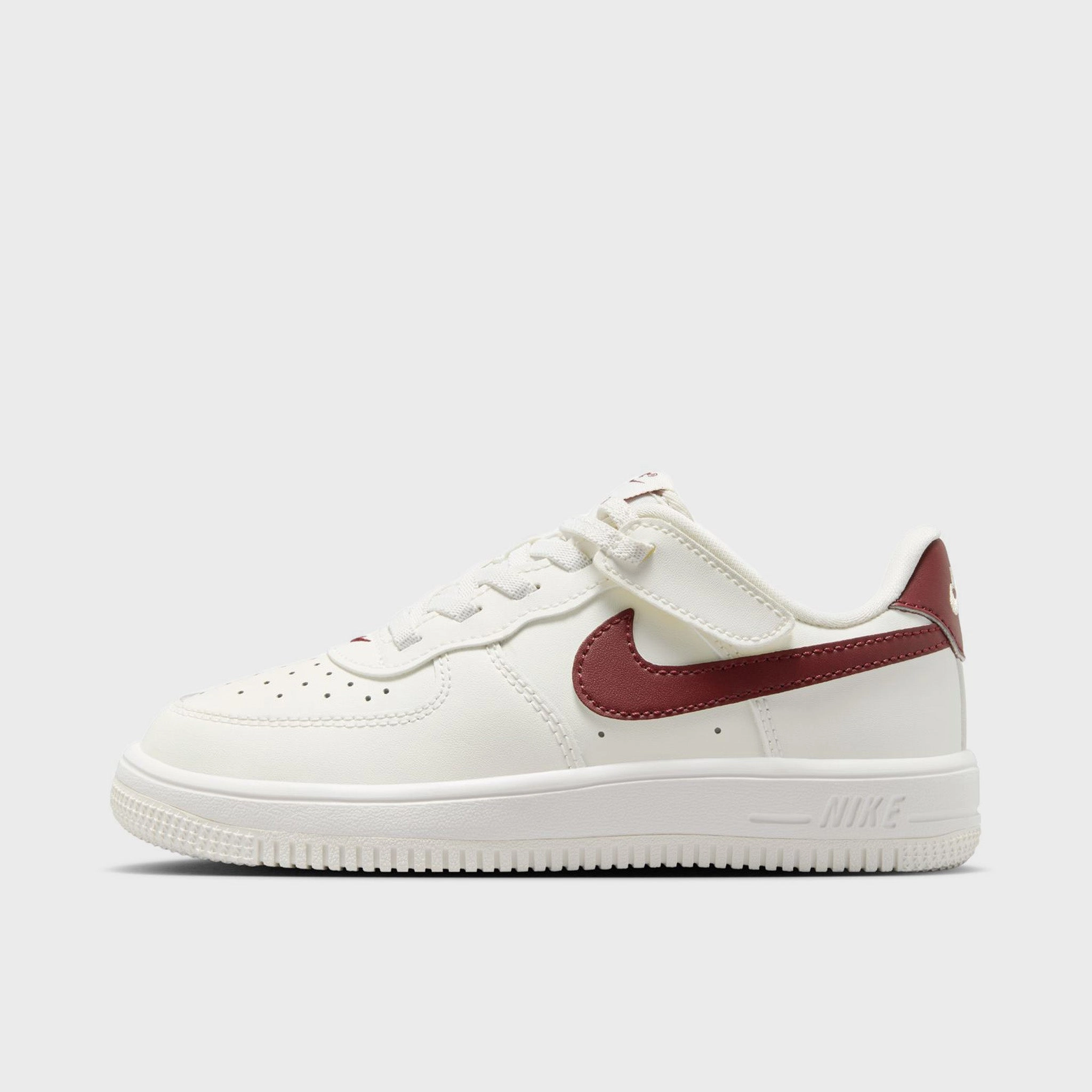 Nike New Nike Air Force 1 Low EasyOn PS Sail / Dark Team Red