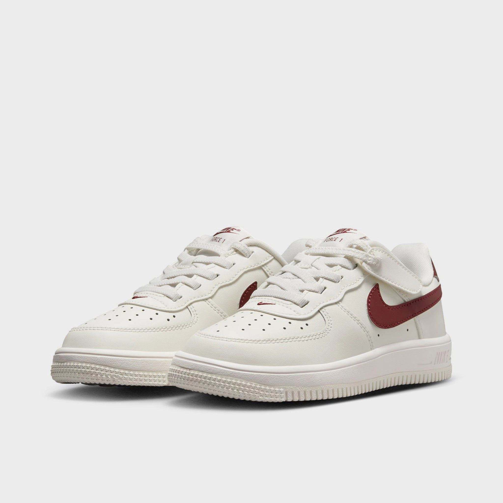 Shoes Soccer Nike Nike Air Force 1 Low EasyOn PS Sail / Dark Team Red
