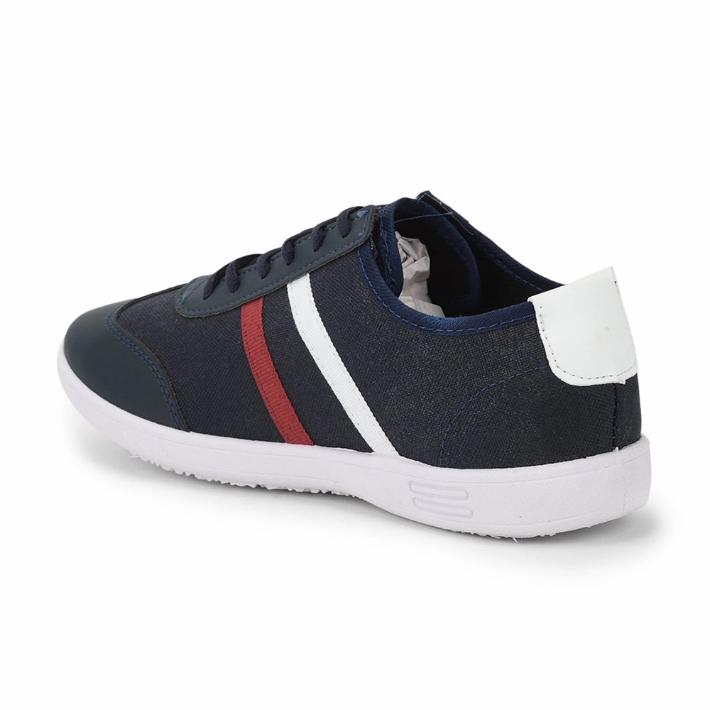 Casual Shoes For Office Force 10 Lacing Navy Blue Casual Shoes For Men DYLAN-1E by Liberty