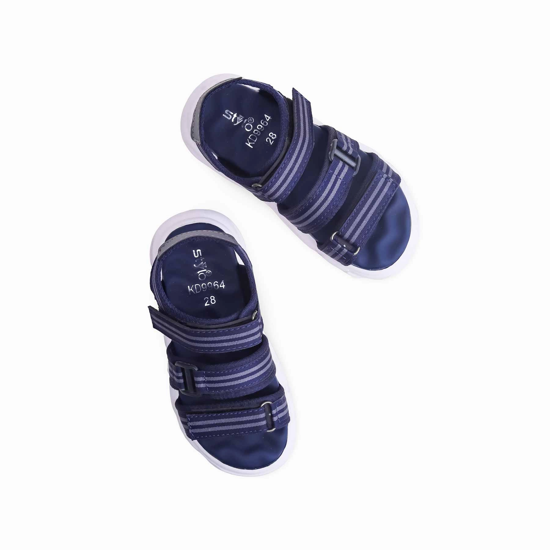 Boys Navy Casual Sandal KD9964 Hippie Sandals
