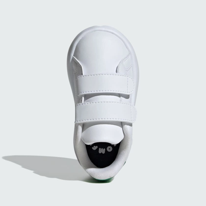 Shoes With Adidas Boost Adidas Kids Advantage White/Green Shoes