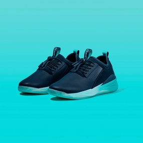 Clove  - Aero's Shoes - Limited Edition - Aqua Blue Good Hiking Walking Shoes