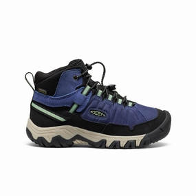 Big Kids' Targhee IV Waterproof Hiking Boot  |  Skipper Blue/Hemlock Best Budget Hiking Boot