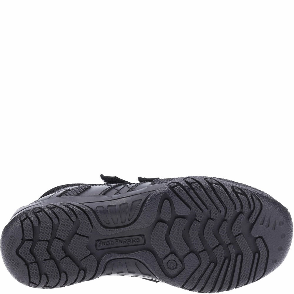 Black Jezza Junior School Boots Climbing Boots