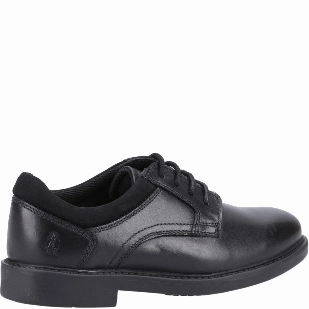 Black Tommy Senior School Shoes Boots And Bourbon
