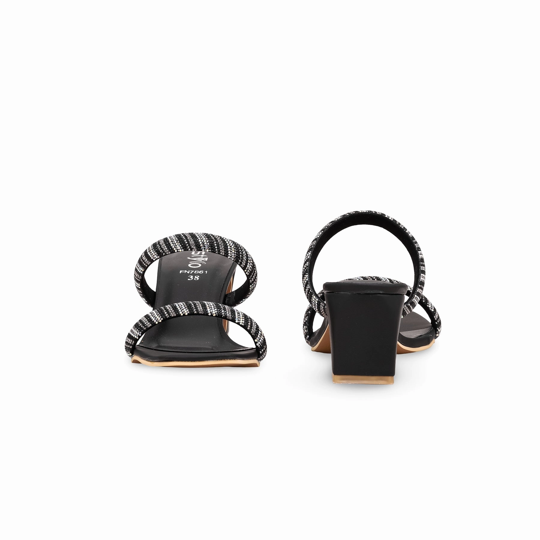 Women's Black Fancy Slipper FN7861