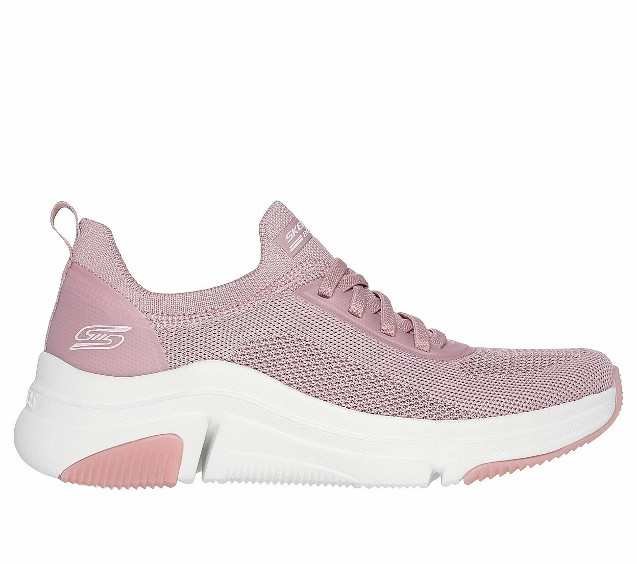Walk Slip On BOBS SPORT SPARROW FLEX - INSTANT CLOUT - BLUSH SATIN